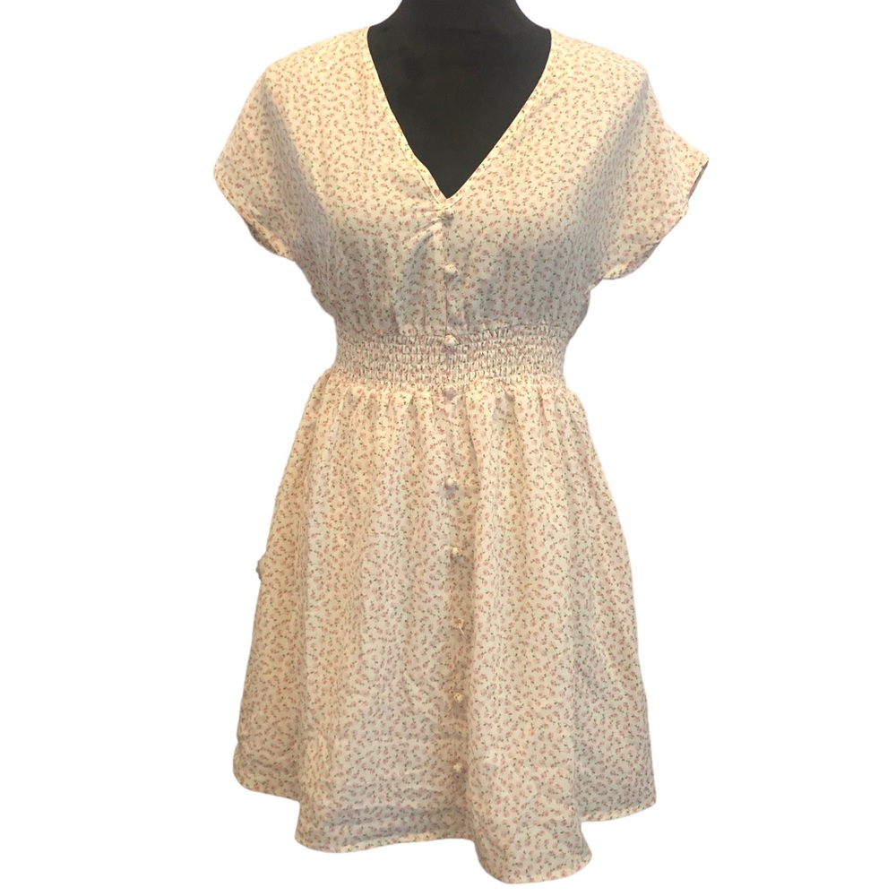 Sienna Sky Soft Floral Print Mini Dress size XS - Picture 14 of 14